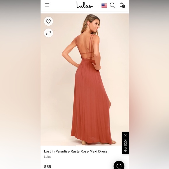 Lulus Lost in Paradise Rusty Rose Maxi Dress - Picture 3 of 9